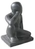 Product image 3 of the product “Sculpture of seated thinking Person, 40 cm ”